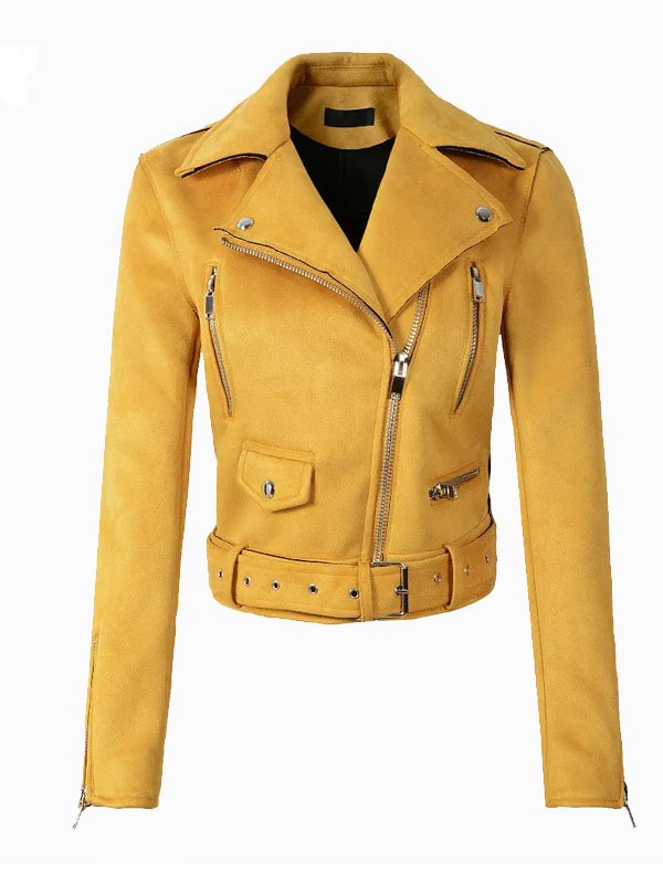 Women's-Yellow-Suede-Leather-Jacket