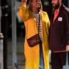 Hustle 2022 Queen Latifah Yellow Coat