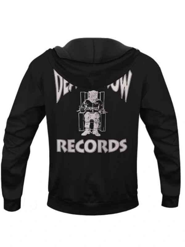 Death Row Records Logo Snoop Dogg Black Hoodie