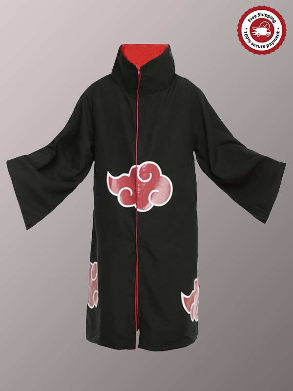 Anime Akatsuki Itachi Uchiha Cloak Anime Merchandise Costume for