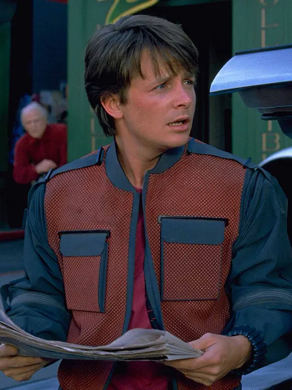 Marty McFly Back to The Future Leather Jacket