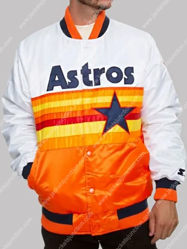 Houston Astros Loudmouth Orange Coat - Victoria Jacket