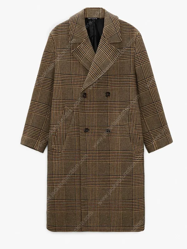 Blockbuster Percy Plaid Trench Coat