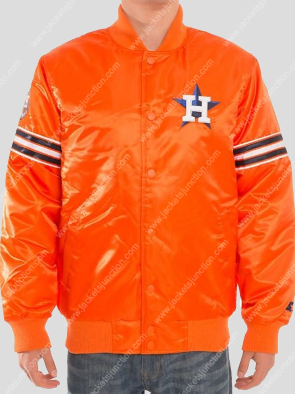 Houston Astros Orange Bomber Jacket