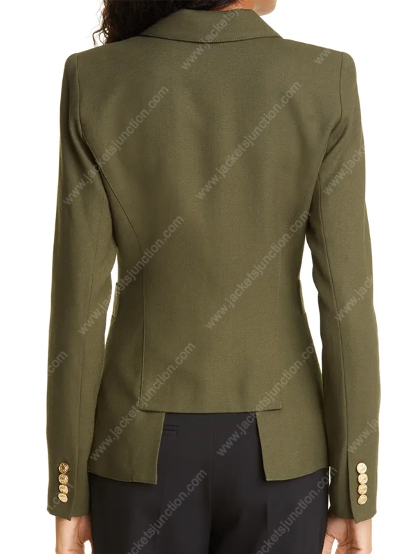 Kaylah Zander The Recruit Green Blazer Coat