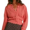 Kelly Reilly Yellowstone Pink Sweater