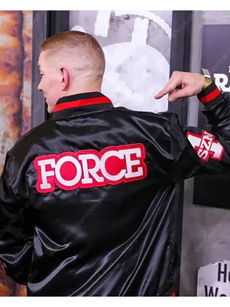 Force Tommy Egan Black Varsity Jacket