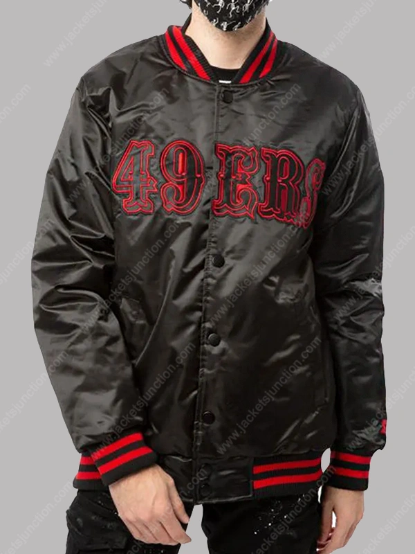 San Francisco 49ers Pullover Starter Jacket Size Large
