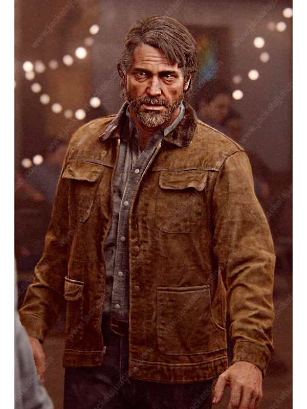 The Last Of Us Joel Miller Suede Leather Jacket