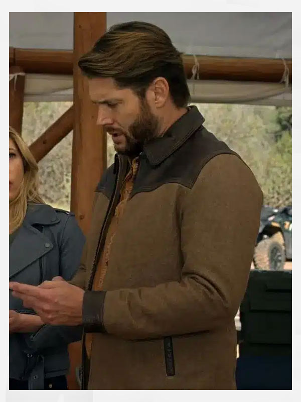 Jensen Ackles Big Sky S03 Brown Leather Jacket