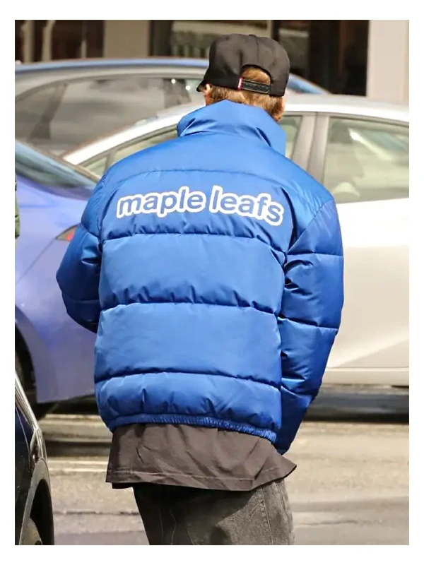 Justin Bieber Toronto Maple Leafs Puffer Jacket