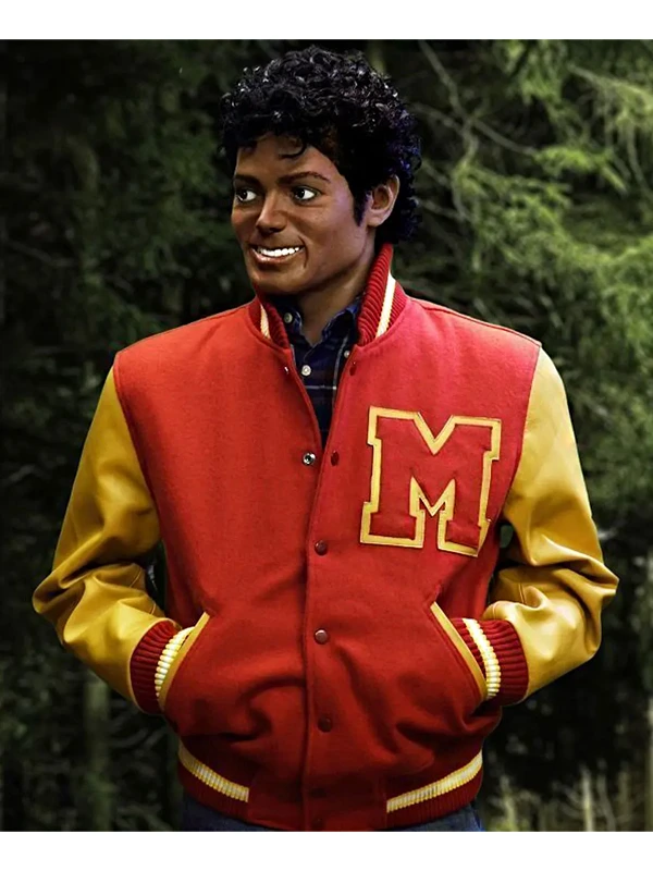 michael jackson letterman varsity jacket