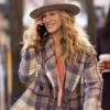 And Just Like That S02 Carrie Bradshaw checked Coat