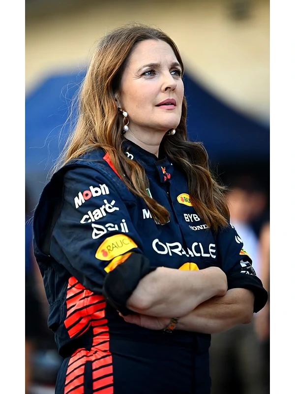 F1 Grand Prix Drew Barrymore Oracle Red Bull Racing Jacket