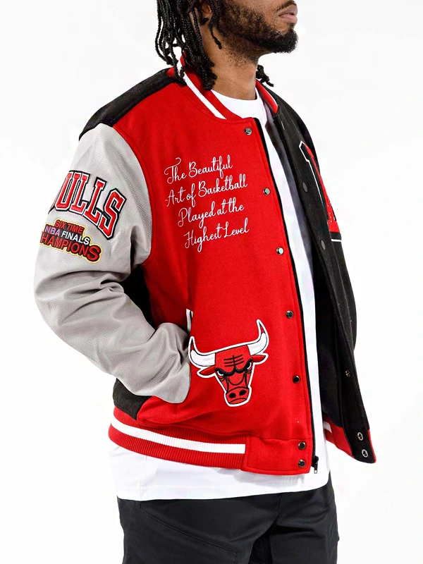 NBA Chicago Bulls Varsity Jacket - Jackets Junction