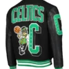Boston Celtics NBA Finals Champions Black Varsity Jacket