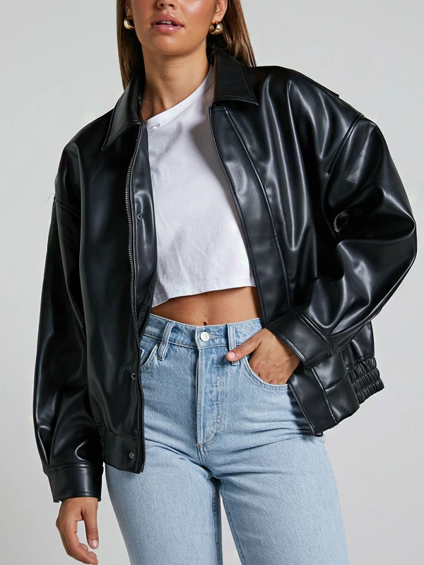 Lioness Kenny Bomber Leather Jacket