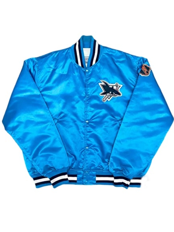 NHL San Jose Sharks Blue Starter Jacket