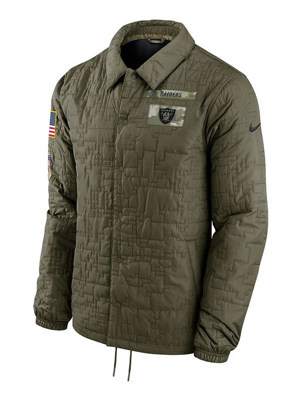 Raiders Salute to Service Jacket Green