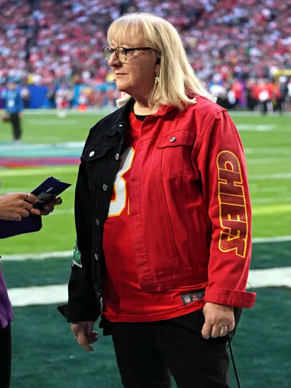 Donna Kelce Eagles and Chiefs Super Bowl LVII jacket