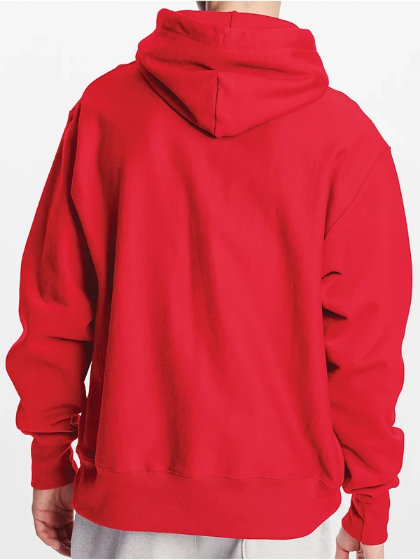 Champion Reverse Weave Red Pullover Hoodie