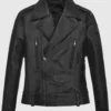 Hailey Bieber Leather Jacket - Image 2