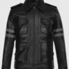 Leon Kennedy Resident Evil 6 Leather Jacket - Image 2
