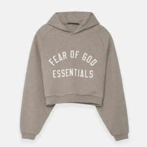 Cropped Essentials Hoodie