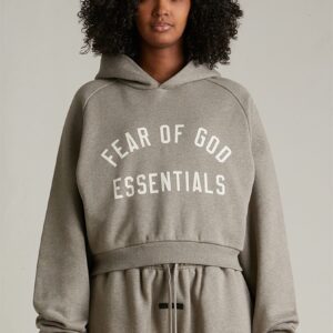 Alternative view of Cropped Essentials Hoodie