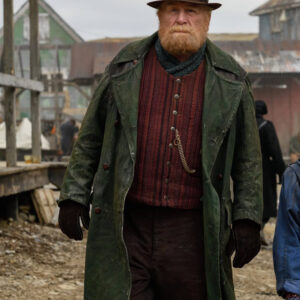 Farder Coram His Dark Materials Long Leather Coat