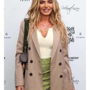 Megan Barton Hanson Double Breasted Blazer