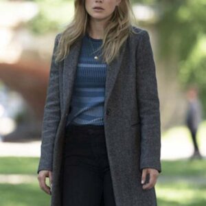 Manifest S04 Michaela Stone Grey Coat