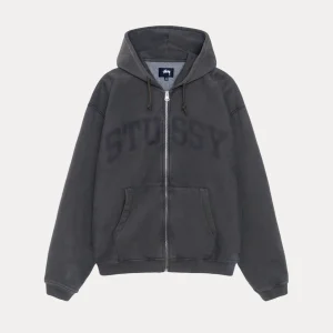Stussy Faded Graphic Zip Hoodie