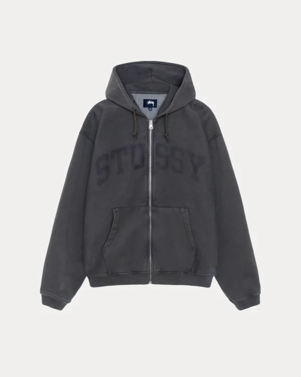 Stussy Faded Graphic Zip Hoodie