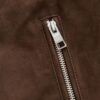 Men's Bomber Suede Leather Jacket - Image 4