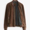 Men's Bomber Suede Leather Jacket - Image 5