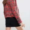 Lucifer Season 6 Brianna Hildebrand Plaid Moto Jacket - Image 2