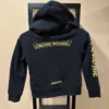 Chrome Hearts Kids Yellow Zip-up Hoodie - Black - Image 4