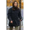 Emmy Rossum Modern Love Black Coat