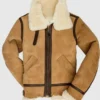 B3 Bomber Suede Leather Jacket