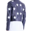 Cheryl Blossom Riverdale Star Printed Leather Jacket - Image 3