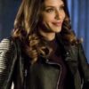 Arrow Dinah Drake Black Padded Leather Jacket
