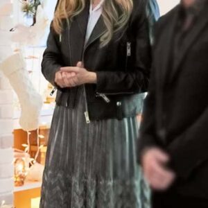 Xmas Zoe Leather Jacket