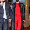 Nicola Peltz Leather Trench Coat - Image 2
