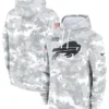 2024 Buffalo Bills Arctic Camo Salute to Service Hoodie - Image 3