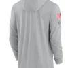 2024 Buffalo Bills Salute to Service Long Sleeve Hooded T-Shirt