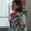 Elsbeth Carrie Preston White Floral Blazer