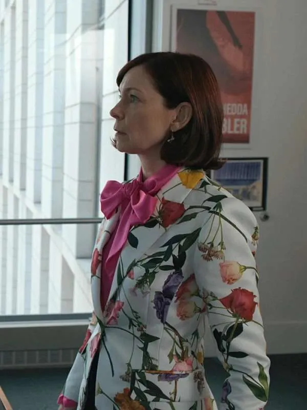 Elsbeth Carrie Preston White Floral Blazer