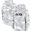 2024 New York Jets Arctic Camo Salute to Service Hoodie