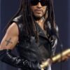 2024 People's Choice Awards Lenny Kravitz Black Leather Vest - Image 2